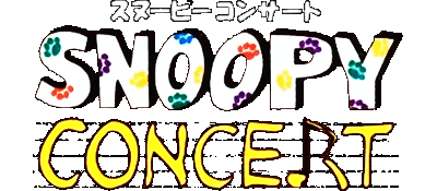 Snoopy Concert logo for Super Famicom